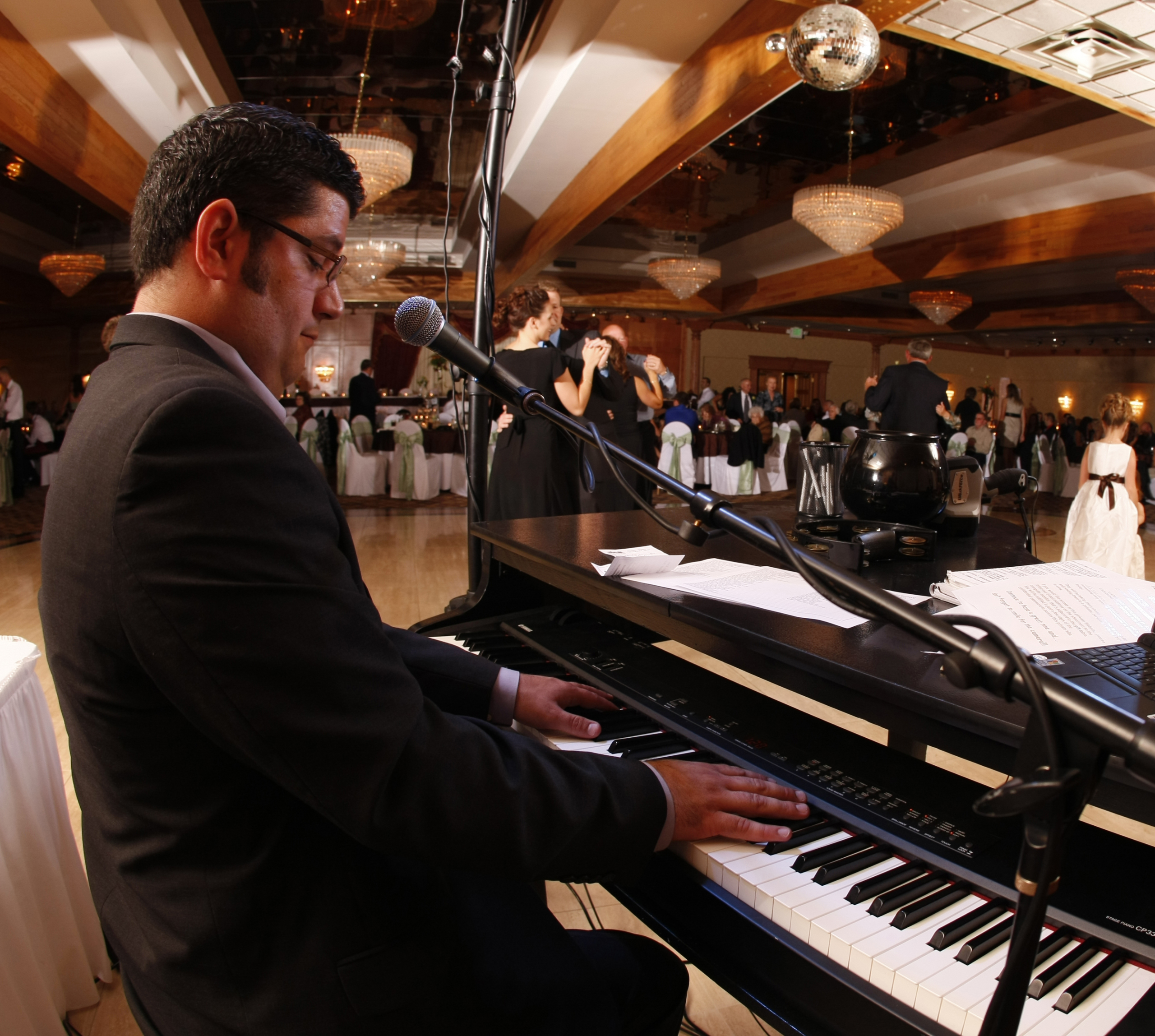 Brian Griffin at Piano Wedding
